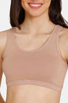 Zivame Girls Double Layered Non Wired Full Coverage Slip-on Beginner Bra (Pack of 2) - Multicolor — thumbnail 8